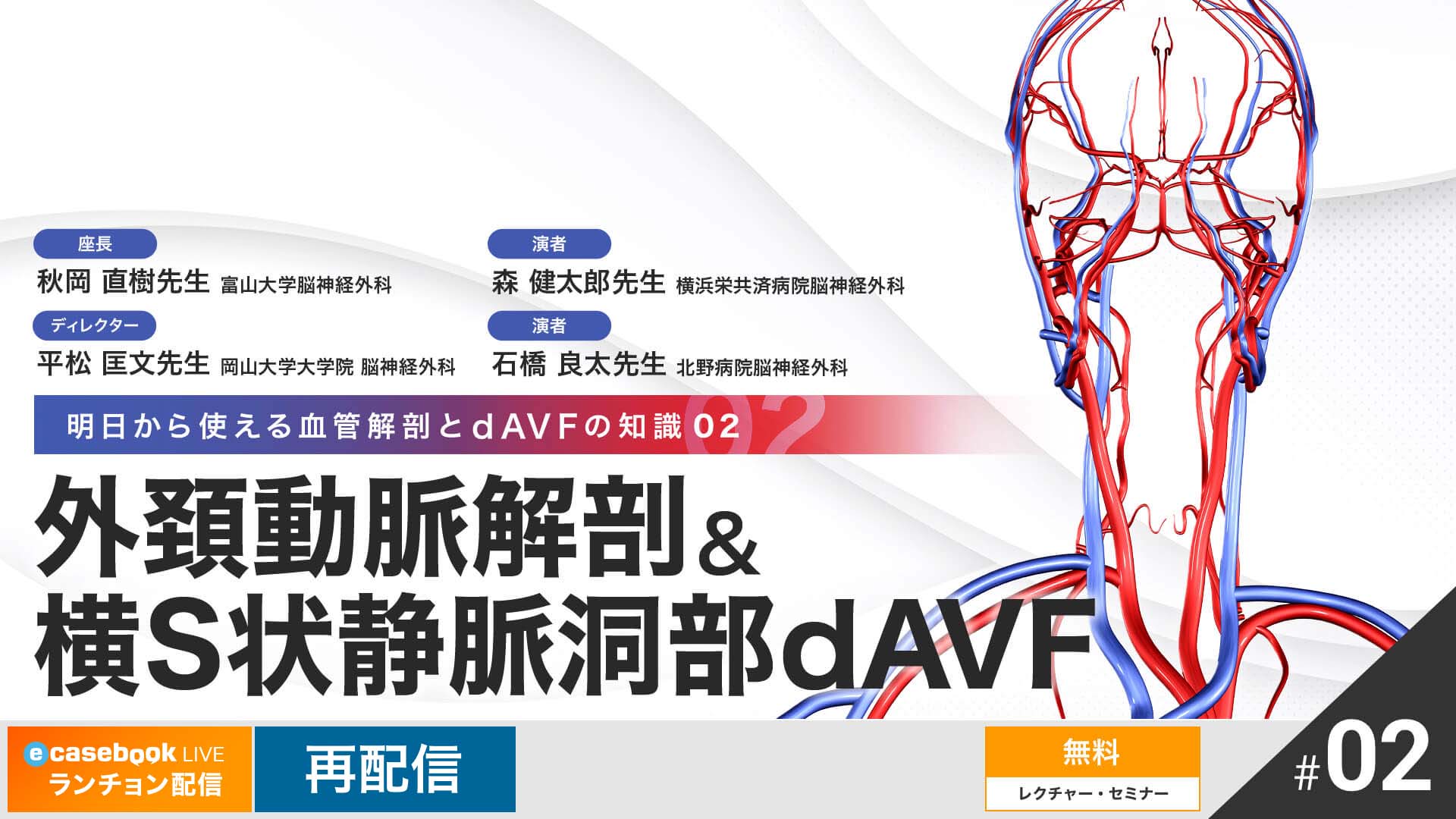 LIVE 【再】明日から使える血管解剖とdAVFの知識 02 / 外頚動脈解剖＆横S状静脈洞部dAVF Neurology